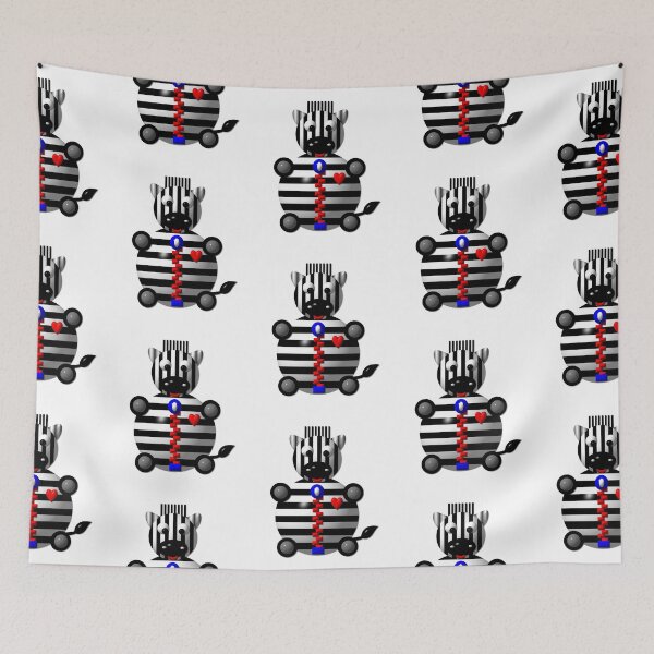 Item preview, Cute Zebra with a Zipper designed and sold by Artist4God.