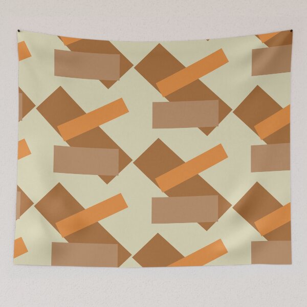 Item preview, Abstract geometric art. Colored figures. designed and sold by AllaLineArt.