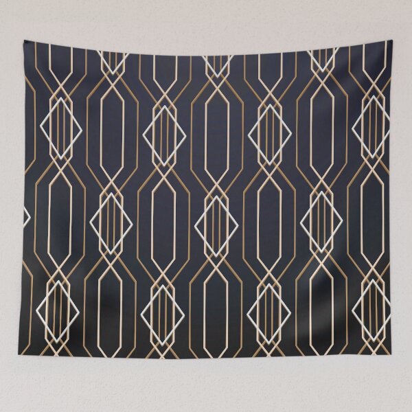 Item preview, Black Gatsby Art Deco Patterns  designed and sold by Tamas Das.
