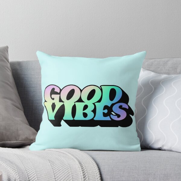 Item preview, Gradient Pastel Green Spectrum 3D Extruded Retro Vintage Serif Display Typography Good Vibes Quotes designed and sold by Cawaiico.