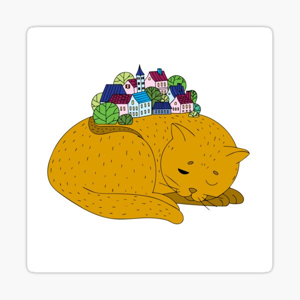 Cats 075 (Style:1) Sticker