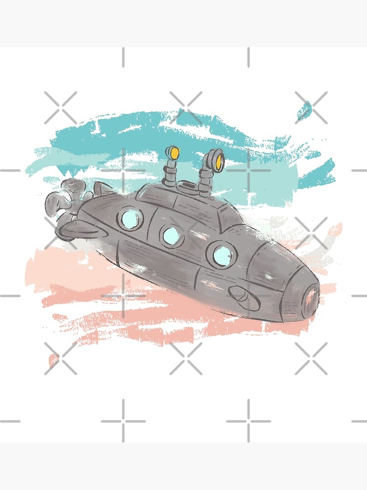 Discover classical submarine Premium Matte Vertical Poster