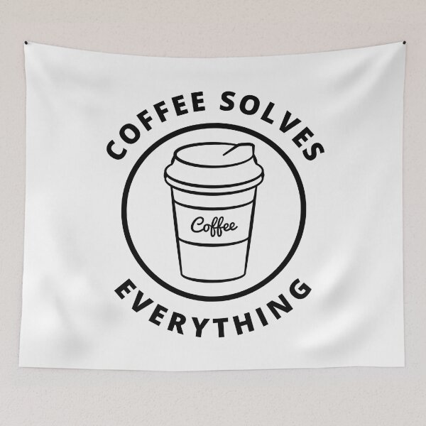 Item preview, Coffee Solves Everything. Funny Coffee Lover Gift designed and sold by That Cheeky Tee.