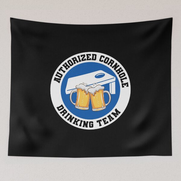Item preview, Cornhole Drinking Bean Bag Toss Outdoor Lawn Game designed and sold by TastefulTees.
