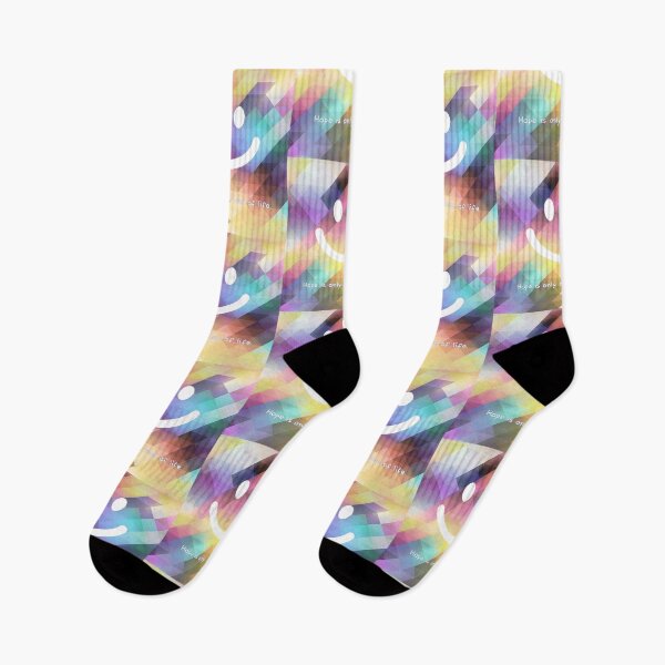 Item preview, smile,Hope is only the love of life.rainbow,Square pattern designed and sold by zzzozzo.