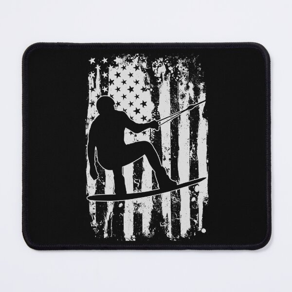 Item preview, Wakeboarding USA Flag Funny Wakeboard designed and sold by Bemumd-art.