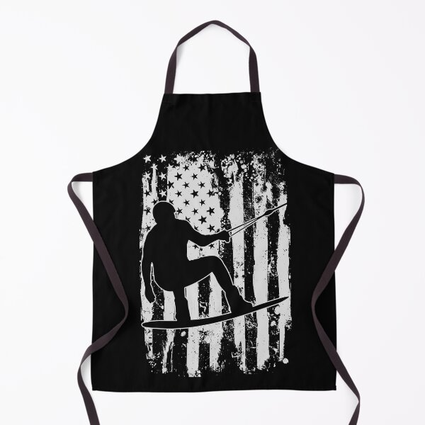 Item preview, Wakeboarding USA Flag Funny Wakeboard designed and sold by Bemumd-art.