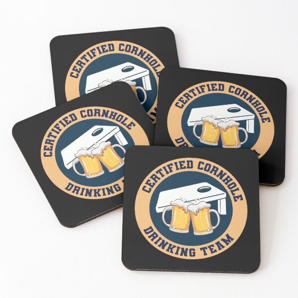 Item preview, Cornhole Drinking Bean Bag Toss Outdoor Lawn Game designed and sold by TastefulTees.
