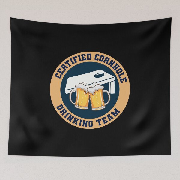 Item preview, Cornhole Drinking Bean Bag Toss Outdoor Lawn Game designed and sold by TastefulTees.