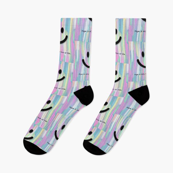 Item preview, smile,Hope is only the love of life.rainbow,pastel-toned pattern designed and sold by zzzozzo.