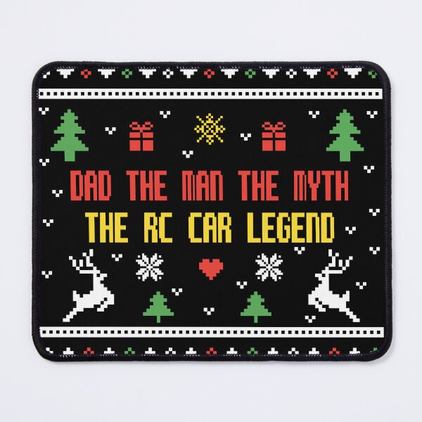 Item preview, Dad the man the myth the rc car legend, Christmas ugly lovely sweater colored, rc car racing games competition, remote control cars lover designed and sold by SGS-.