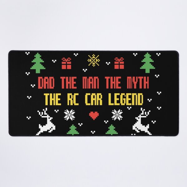 Item preview, Dad the man the myth the rc car legend, Christmas ugly lovely sweater colored, rc car racing games competition, remote control cars lover designed and sold by SGS-.