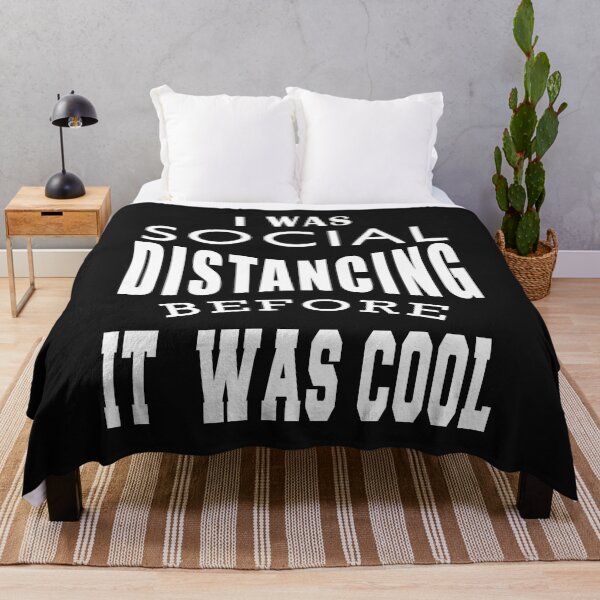 Artikelvorschau, funny gift for social distancing antisocial introvert i was social distancing before it was cool entworfen und verkauft von lookslooks.