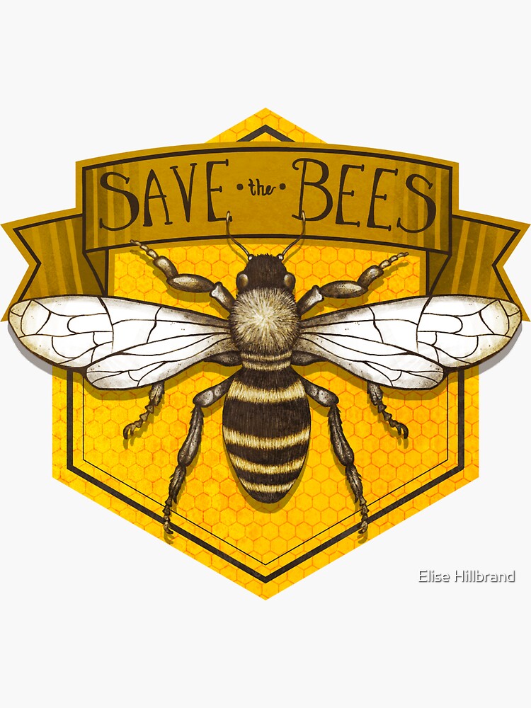 Save The Bees Vintage Retro Graphic Yellow Bee Keeper Outfit Zip Hoodie