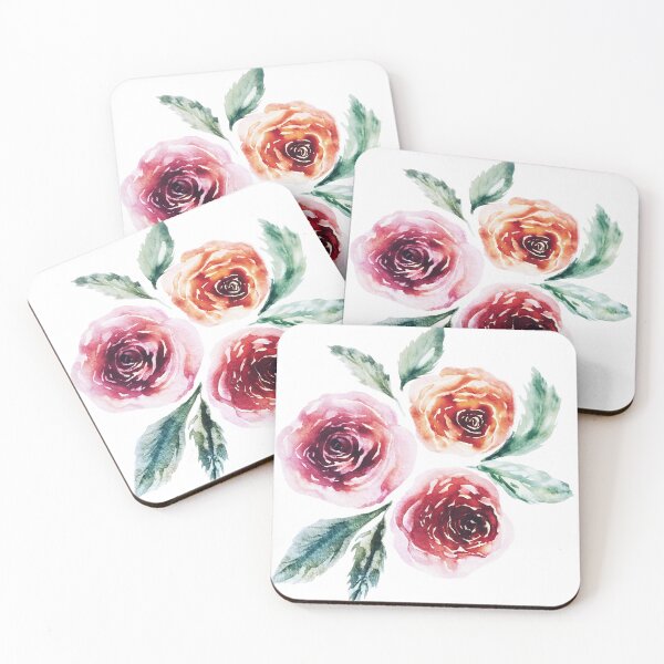 Item preview, Three Watercolor Roses designed and sold by Joyful--Art.