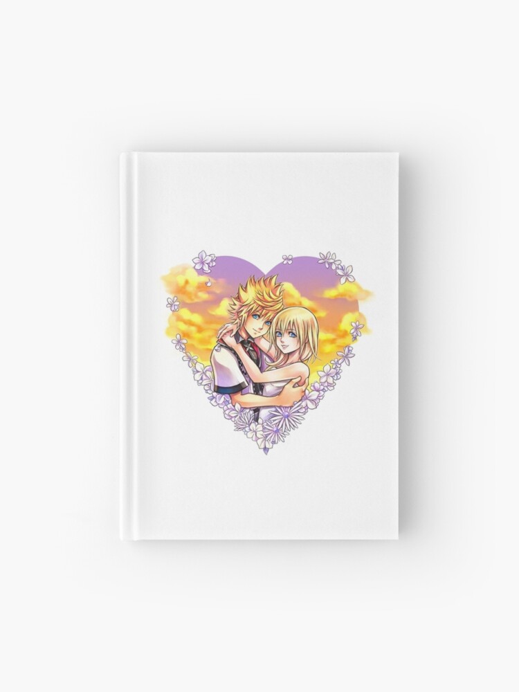 Sora and Kairi Kingdom Hearts 2 Hardcover Journal by Lali-Holley