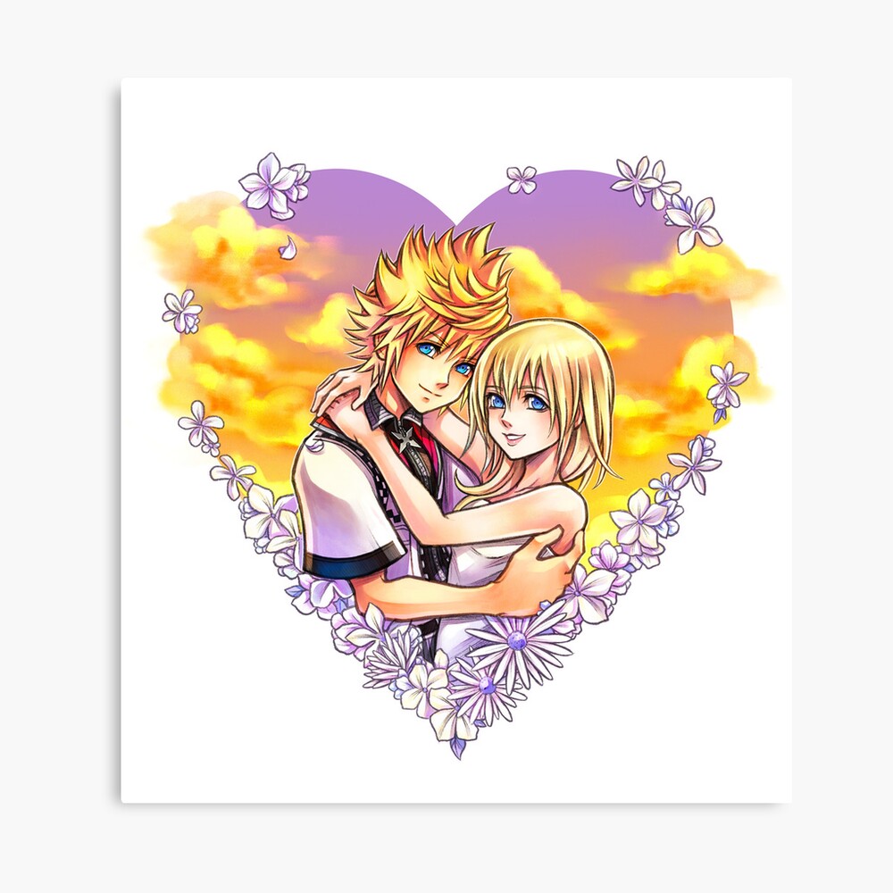 Roxas and Namine Kingdom Hearts 2