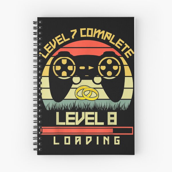 Item preview, Level 7 Complete 8 Loading 7th Wedding Anniversary Couples  designed and sold by aumarian.