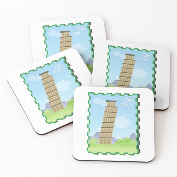 Item preview, Pisa Tower in pixels designed and sold by JAG2B.