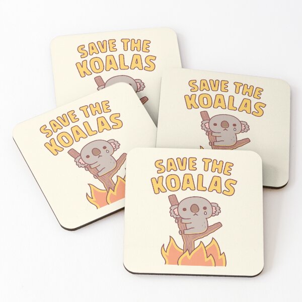 Item preview, Sad Koala Caught In Bushfire, Save The Koalas designed and sold by rustydoodle.