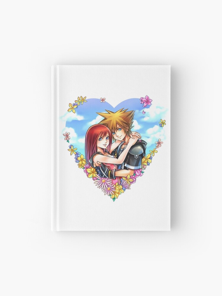 Sora and Kairi Kingdom Hearts 2 Hardcover Journal by Lali-Holley