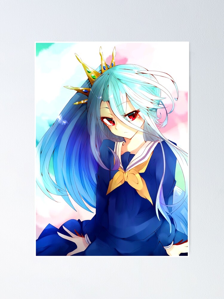 "Shiro No Game No Life Fine Art Anime" Poster for Sale by jerrieart Redbubble