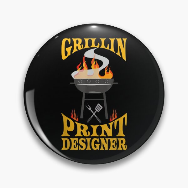 Item preview, Print Designer Bbq Grill Smoker Barbecue Chef  designed and sold by aumarian.