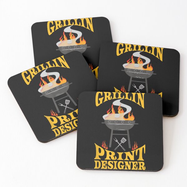 Item preview, Print Designer Bbq Grill Smoker Barbecue Chef  designed and sold by aumarian.