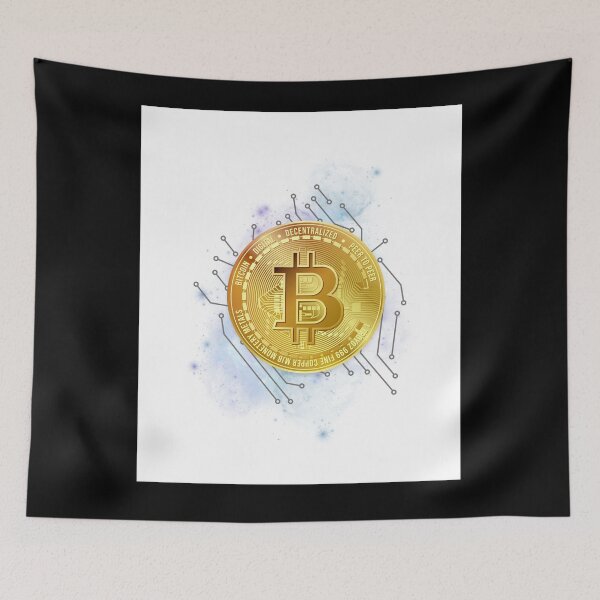 Item preview, Crypto Bitcoin Wall Art  designed and sold by Gaynor Burrows.