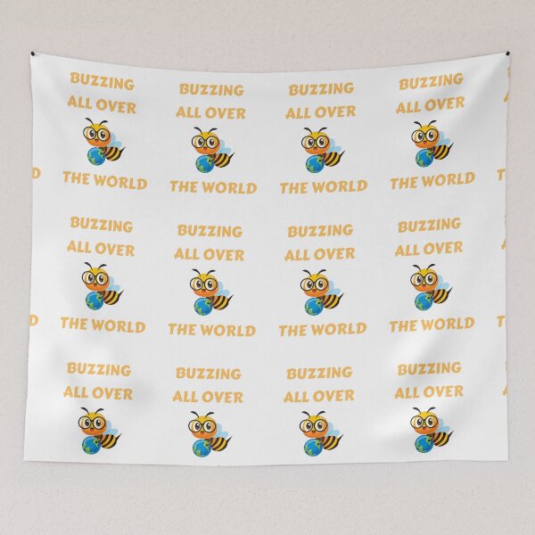Item preview, BUZZING ALL OVER THE WORLD CLASSIC T-SHIRT designed and sold by IslandBaneMerch.
