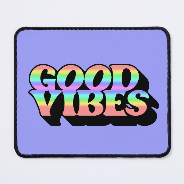 Item preview, Gradient Rainbow Spectrum 3D Extruded Retro Vintage Serif Display Typography Good Vibes Quotes designed and sold by Cawaiico.