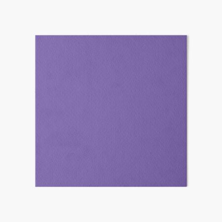 Plain Solid Color Chic Medium Purple Strong Violet Medium Lavender Art Board Print
