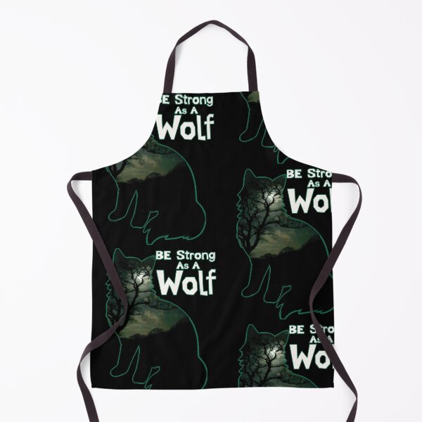 Item preview, Be Strong As A Wolf Under Moon Light designed and sold by fatydesignspace.