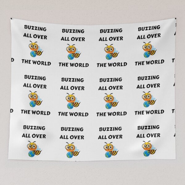 Item preview, BUZZING ALL OVER THE WORLD CLASSIC T-SHIRT designed and sold by IslandBaneMerch.