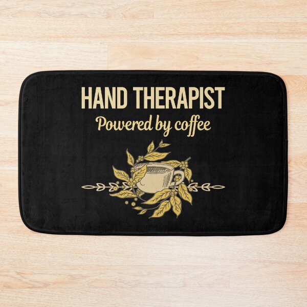 Item preview, Powered By Coffee Hand Therapist designed and sold by toniabrendaom.