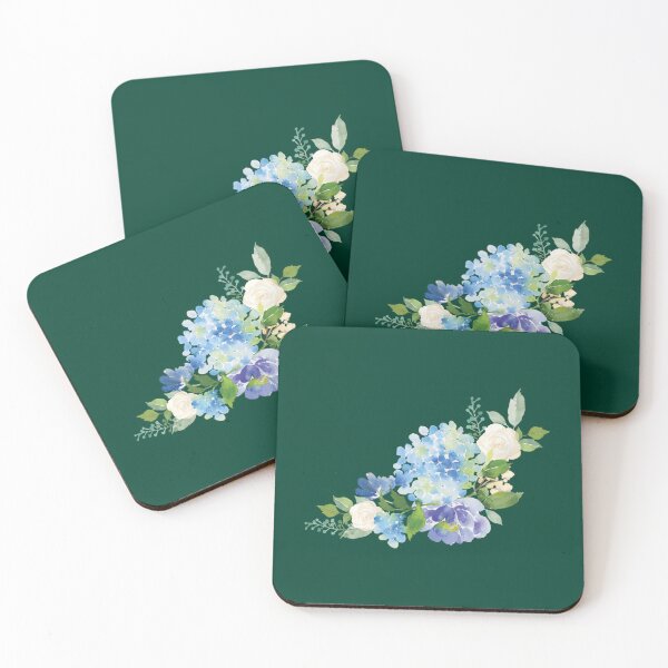 Item preview, Blue Watercolor Hydrangea   designed and sold by UrbanFarmStyle.