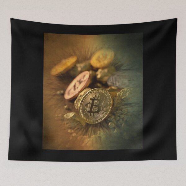 Item preview, Bitcoin Crypto Wall Art  designed and sold by Gaynor Burrows.