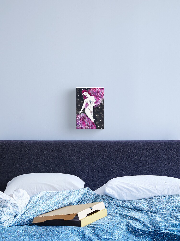 Thumbnail 2 of 3, Canvas Print, The Star designed and sold by lauraredwitch.
