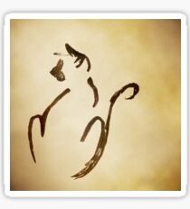 Seated Cat Sticker