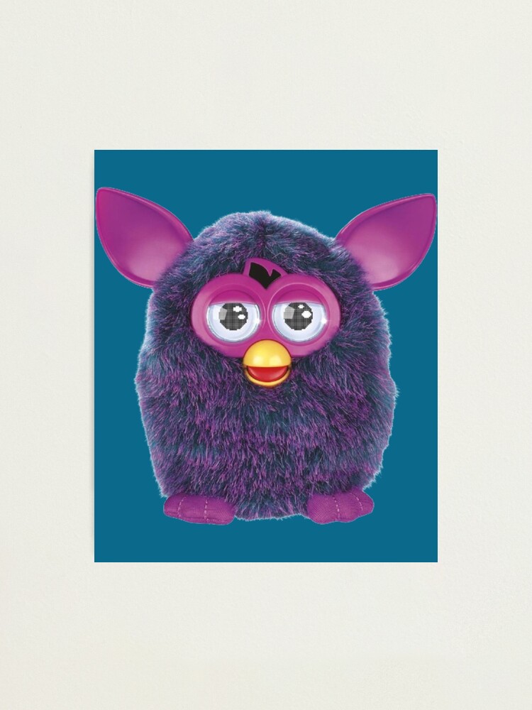 Mini retrato fotográfico lindo de Furby · Creative Fabrica