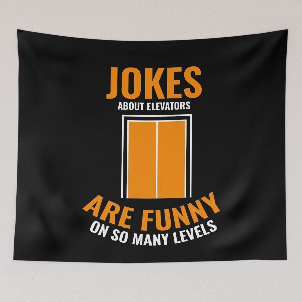 Item preview, Elevator Lift Jokes About Elevators designed and sold by MooonTees.