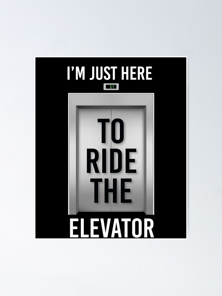 Thumbnail 1 of 3, Poster, Elevator Lift Ride The Elevator designed and sold by mooon85.