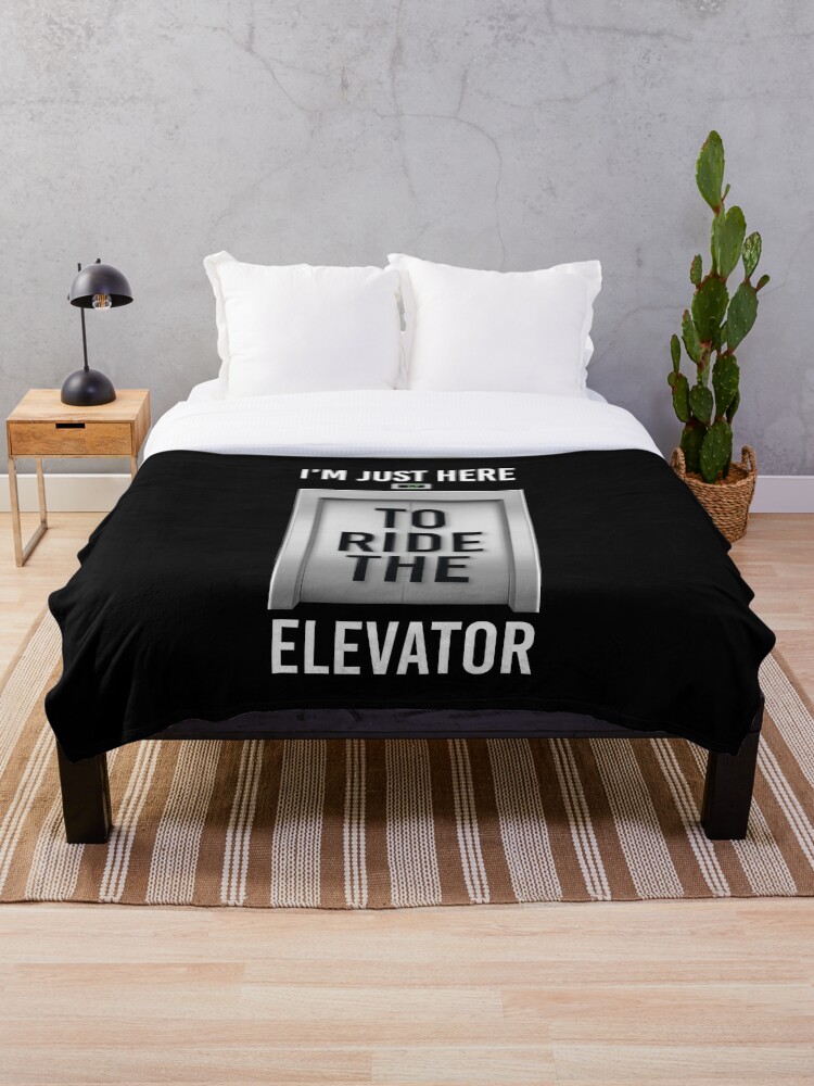 Thumbnail 1 of 6, Throw Blanket, Elevator Lift Ride The Elevator designed and sold by mooon85.