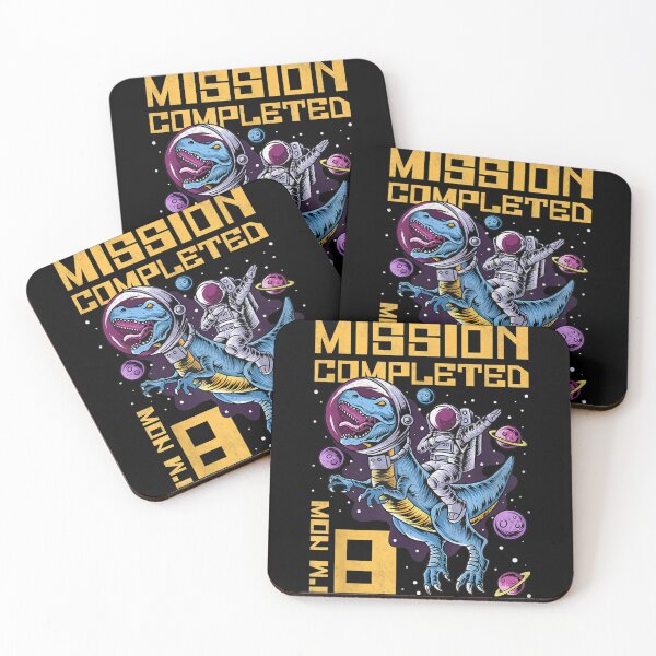 Item preview, 8th Birthday Mission Completed I'm Now 8 Years Old  designed and sold by aumarian.