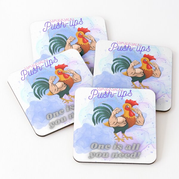 Item preview, Cockerel Push-ups designed and sold by GeekGasmMerch.