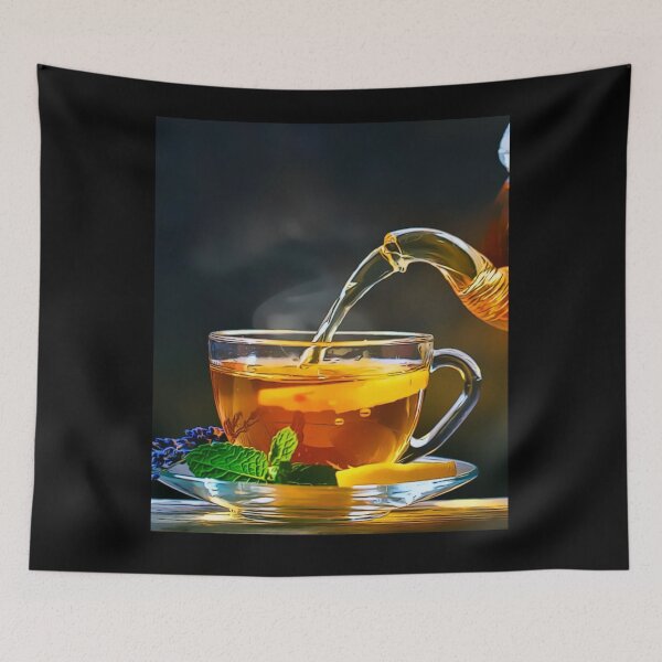 Item preview, Unique Tea Wall Art designed and sold by Gaynor Burrows.