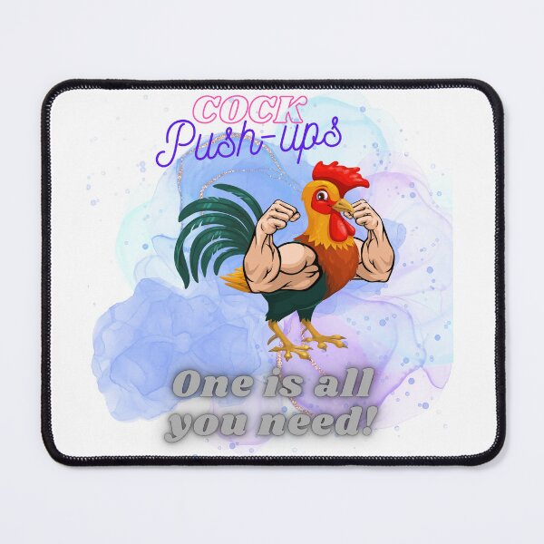 Item preview, Cockerel Push-ups designed and sold by GeekGasmMerch.