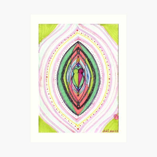 Rose DNA Art Print