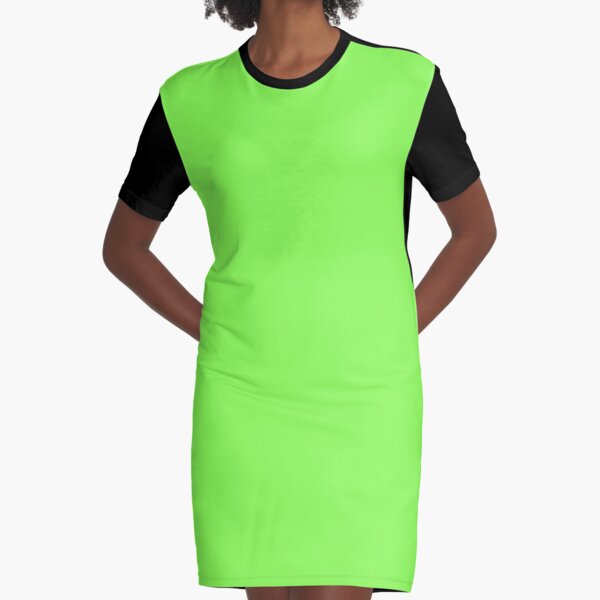 lime green shirt dress