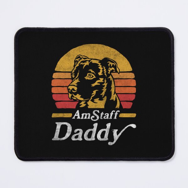 Item preview, Retro Vintage AmStaff Daddy designed and sold by More Cute Dogs.
